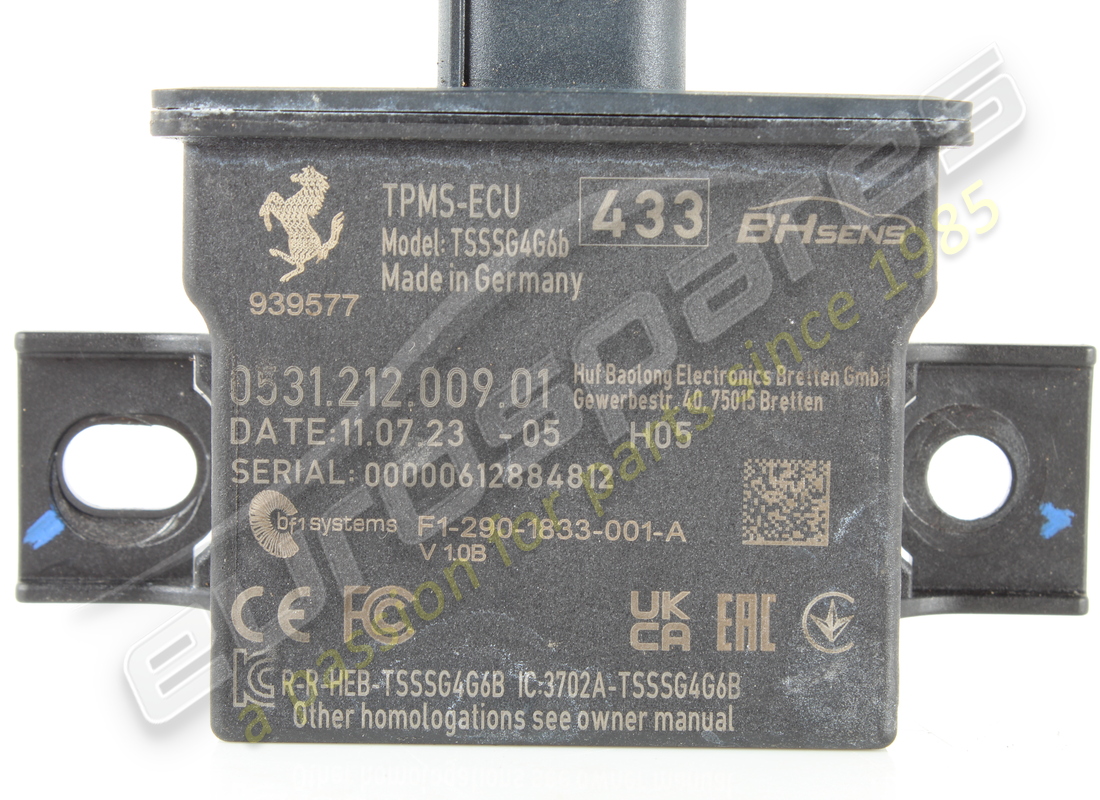 used ferrari ecu/antenna tpms gen.5 4. part number 939577 (2)