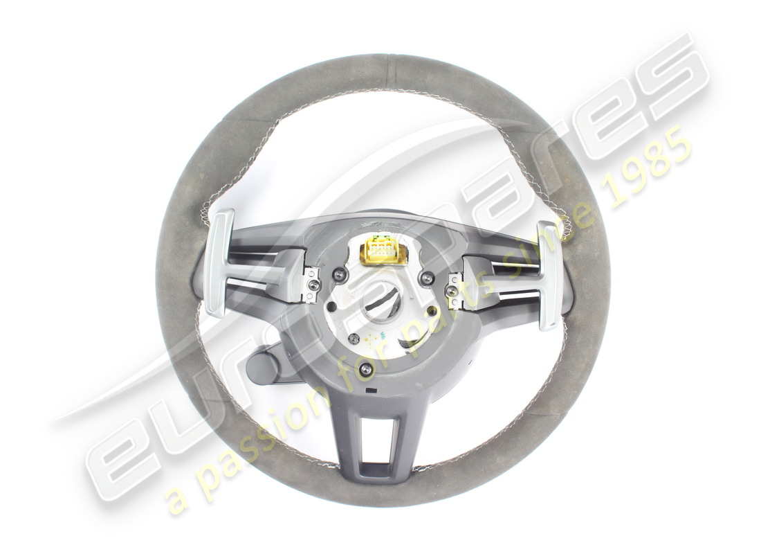 used porsche multifunction steering wheel black/silve. part number 9gt419091brqa0 (7)