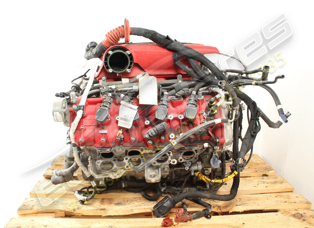 used ferrari 488 complete engine. part number 754023000 (4)
