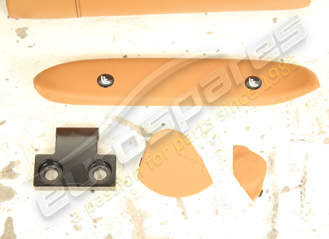 used eurospares complete front & rear seet set ( cuioio leather with black stitching ). part number eap1566195 (21)