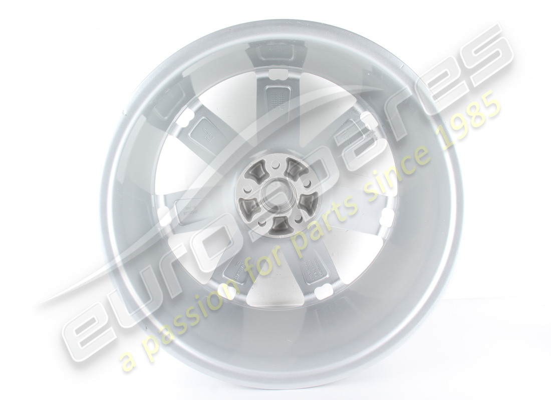 reconditioned maserati rear wheel rim 20 - seven spokes - silver. part number 82381006 (5)