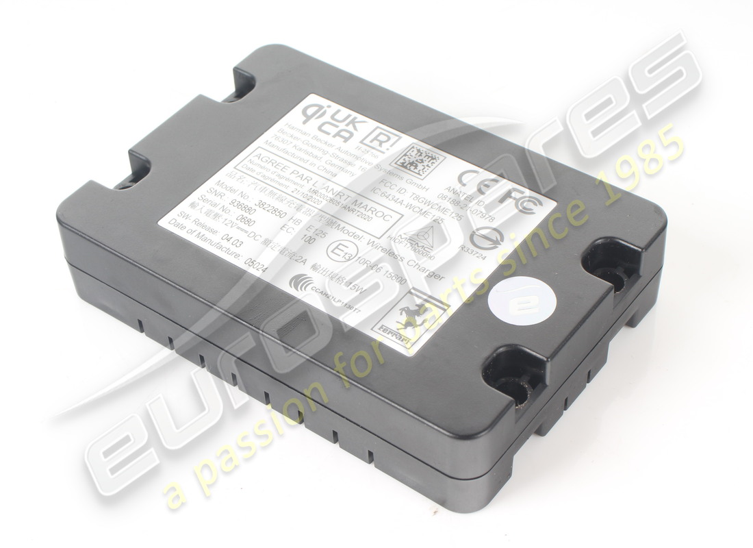 USED FERRARI WIRELESS CHARGER. PART NUMBER 936880 (4) used ferrari wireless charger. part number 936880 (4)