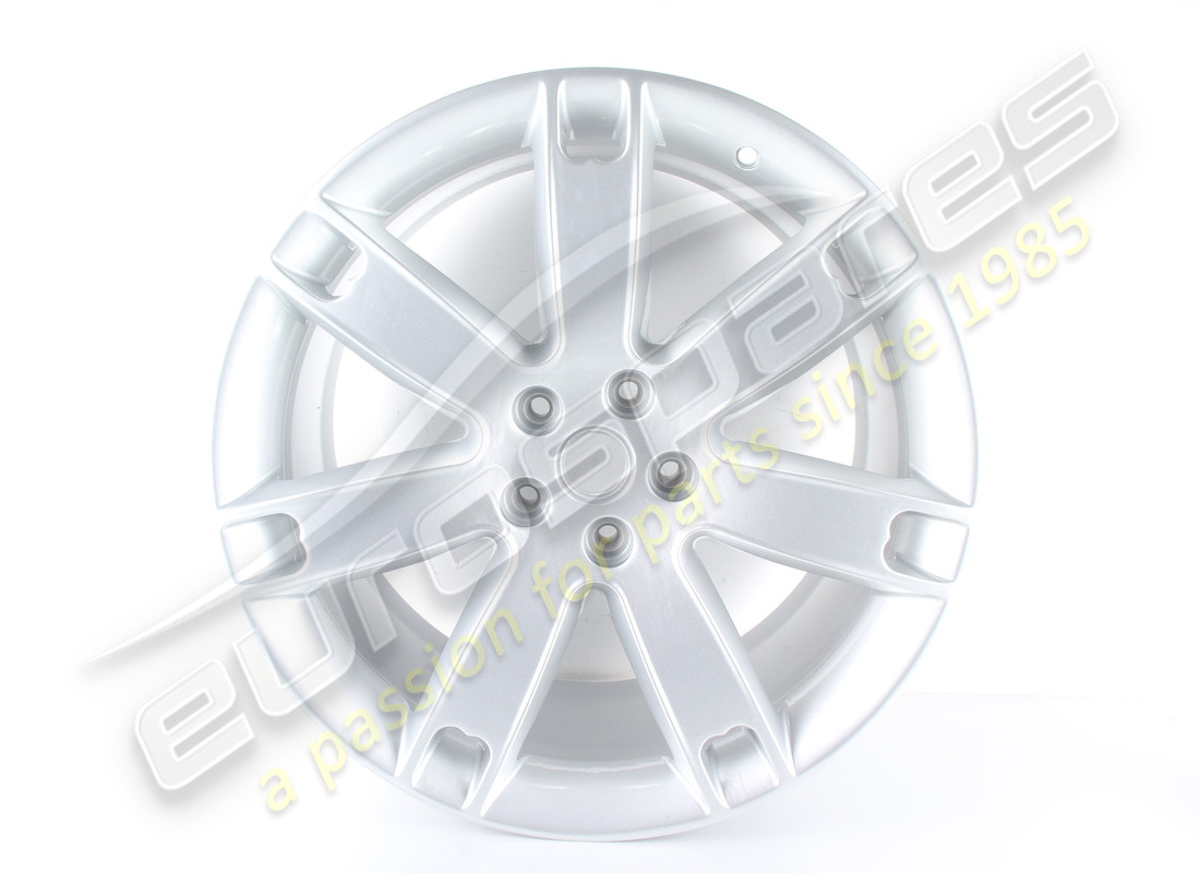 reconditioned maserati rear wheel rim 20 - seven spokes - silver. part number 82381006 (1)