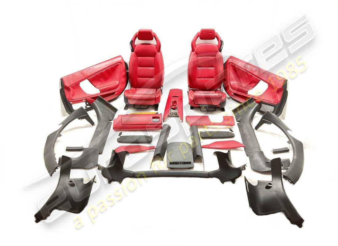 used eurospares gallardo complete red & black interior. part number eap1393554 (1)