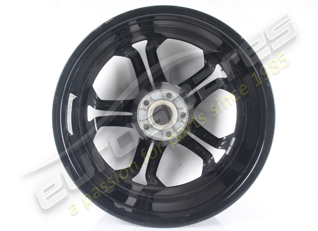 used lamborghini iperione wheel set (shiny black). part number 0r8340007 (4)