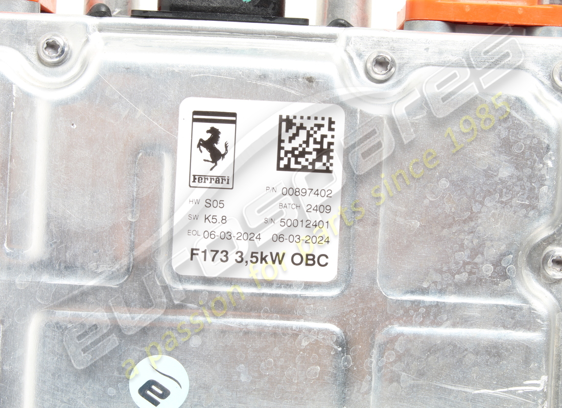 used ferrari obc preh liv. d 3.5kw. part number 897402 (4)