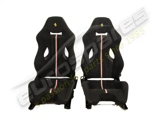 used ferrari 488 pista rhd black racing seats part number 781201000