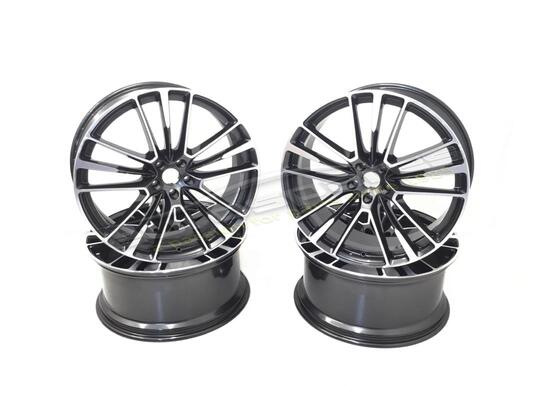 new maserati 21'' titano wheels set (bi-colour) part number 980156251/a