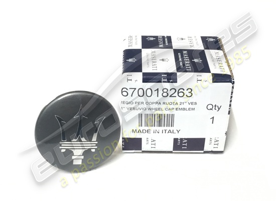 new maserati wheel badge part number 670018263