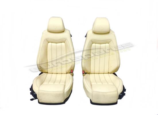 used maserati rhd front seats - ivory part number 968160209