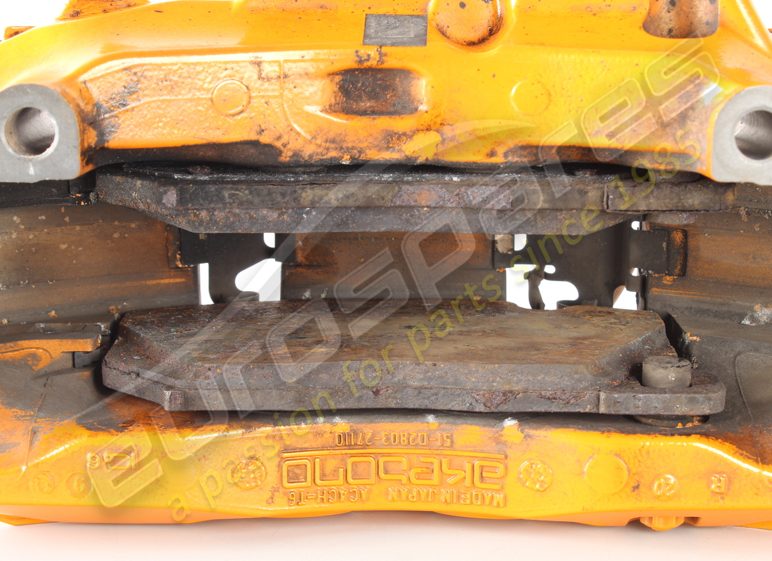 USED LAMBORGHINI BRAKE CALIPER 21 CERAMIC 10K. PART NUMBER 4M0615106KM (6) used lamborghini brake caliper 21 ceramic 10k. part number 4m0615106km (6)