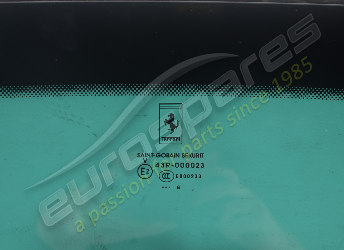 USED FERRARI REAR SCREEN. PART NUMBER 86869700 (2) used ferrari rear screen. part number 86869700 (2)