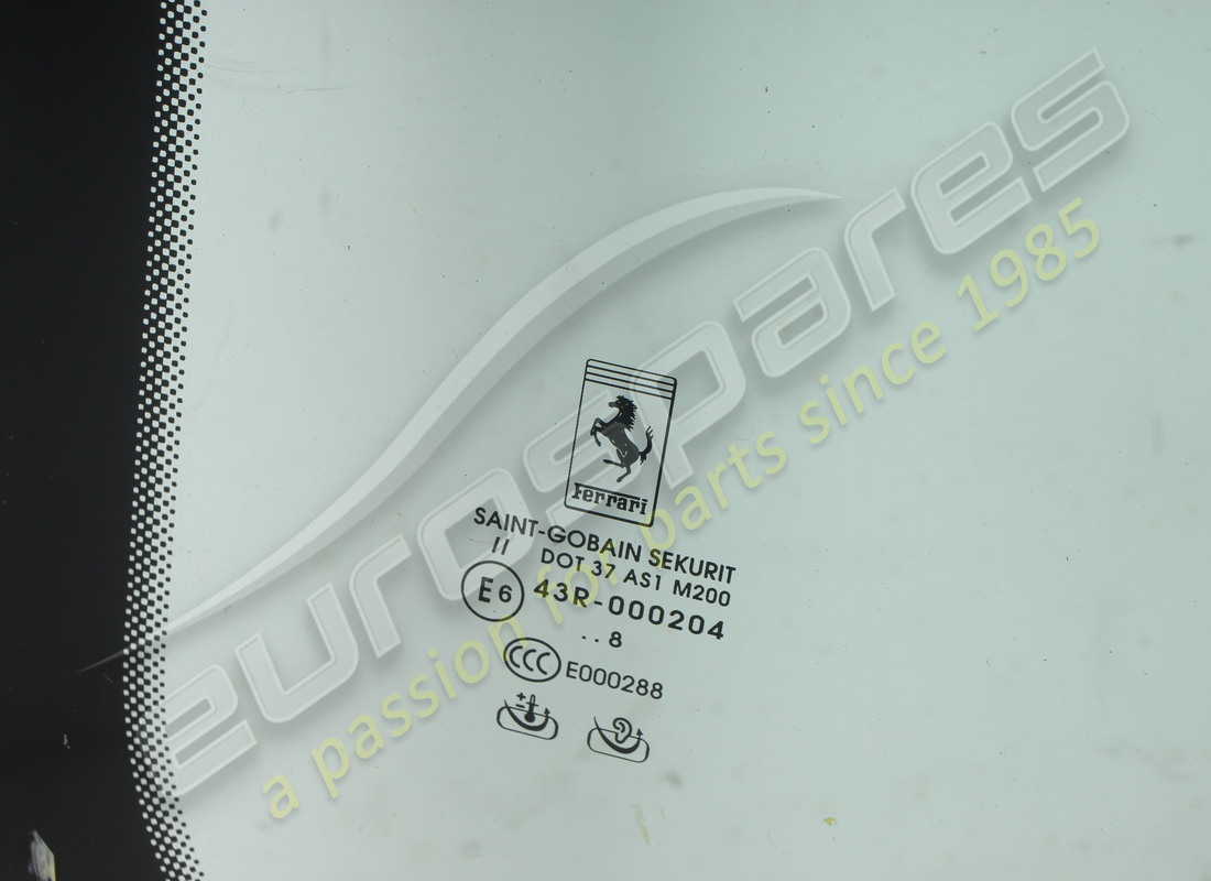 USED FERRARI WINDSCREEN. PART NUMBER 87916600 (2) used ferrari windscreen. part number 87916600 (2)