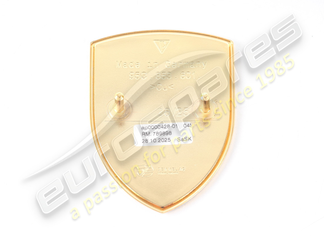 new porsche porsche crest. part number 95c853601 (3)