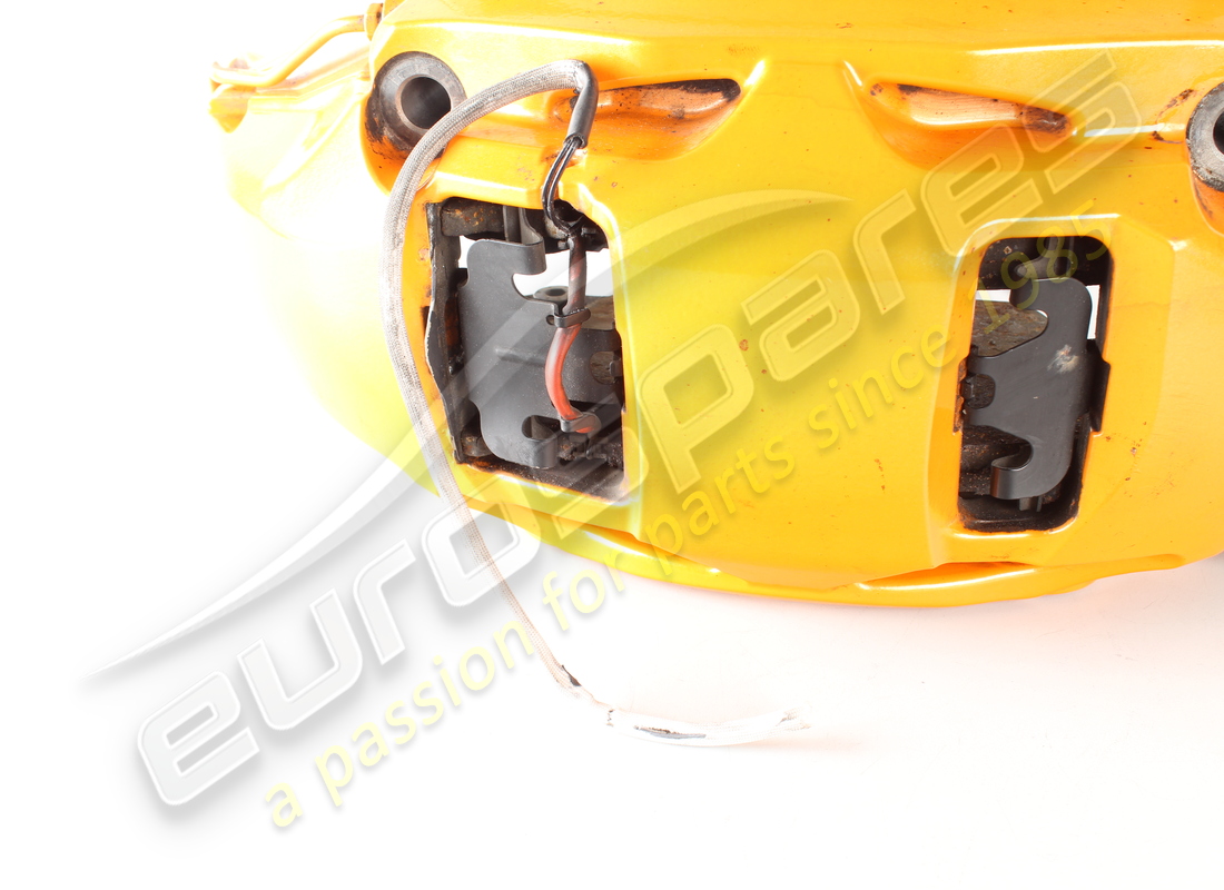 USED LAMBORGHINI BRAKE CALIPER 21 CERAMIC 10K. PART NUMBER 4M0615106KM (4) used lamborghini brake caliper 21 ceramic 10k. part number 4m0615106km (4)