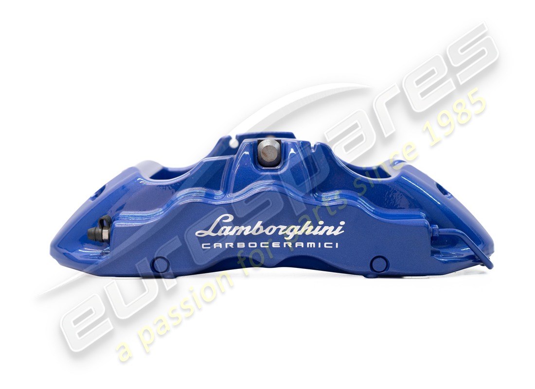 USED LAMBORGHINI PCCB FRONT BRAKE CALIPER BLU ADP. PART NUMBER 4T0615105DJ (1) used lamborghini pccb front brake caliper blu adp. part number 4t0615105dj (1)