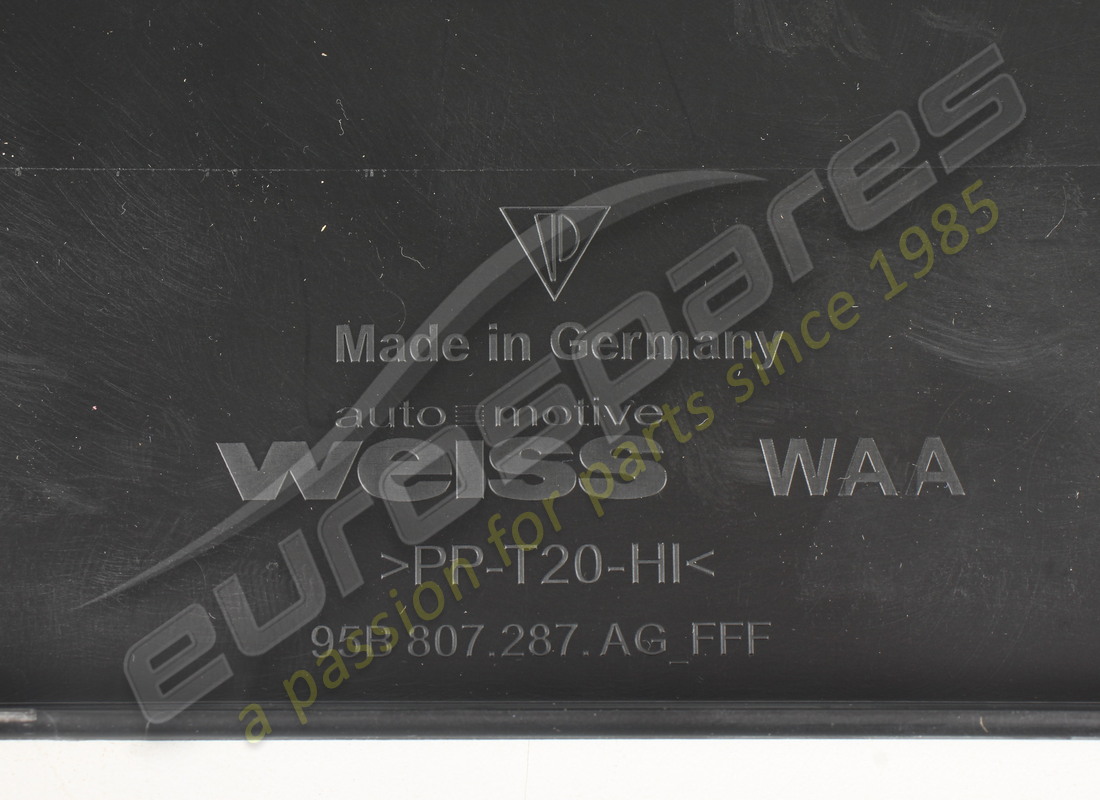new porsche licence plate holder black. part number 95b807287ag1e0 (3)