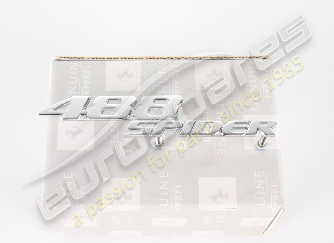 new ferrari dashboard spider badge. part number 87793300 (3)