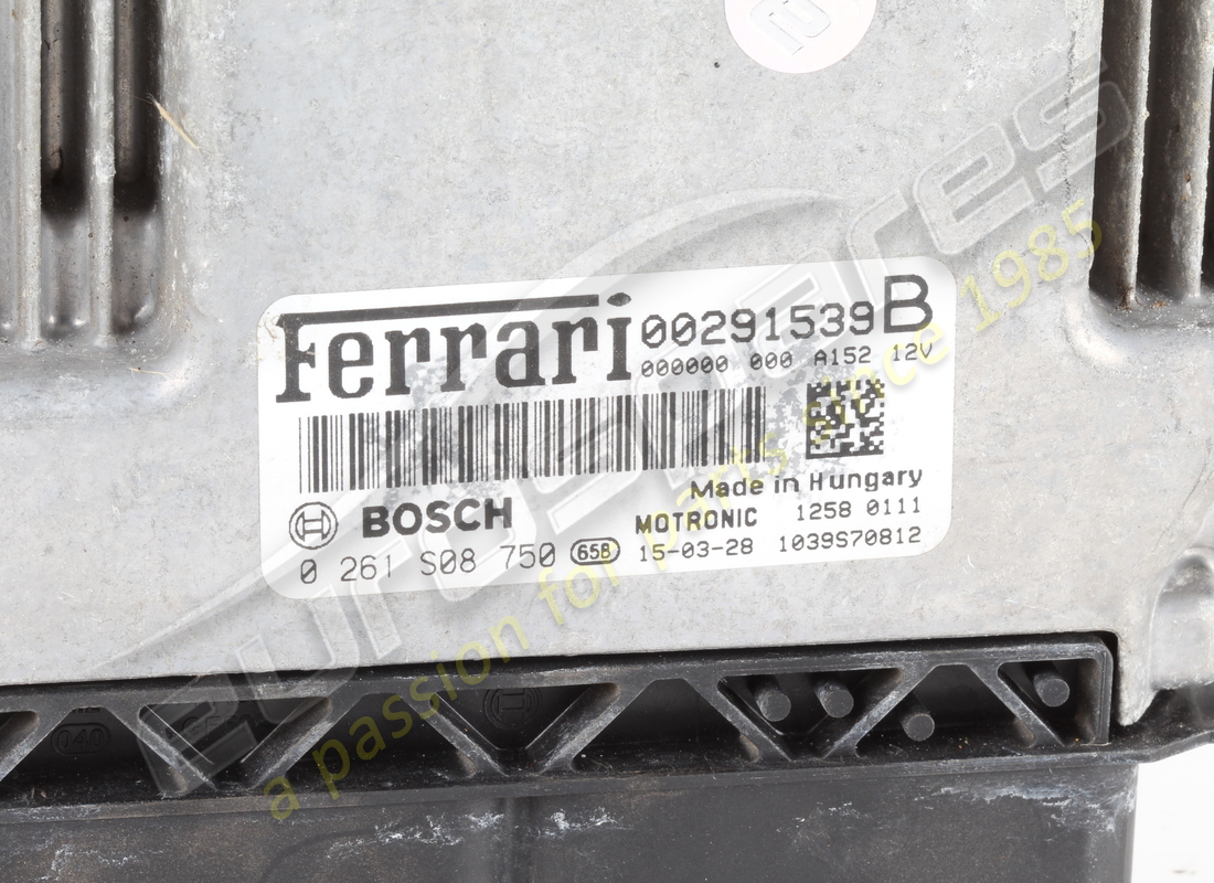 used ferrari ignition ecu. part number 291539 (2)