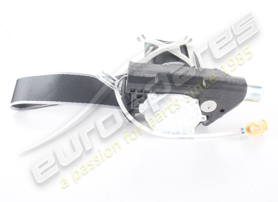 new porsche 3-point belt black/silver. part number 97080303502og5 (4)