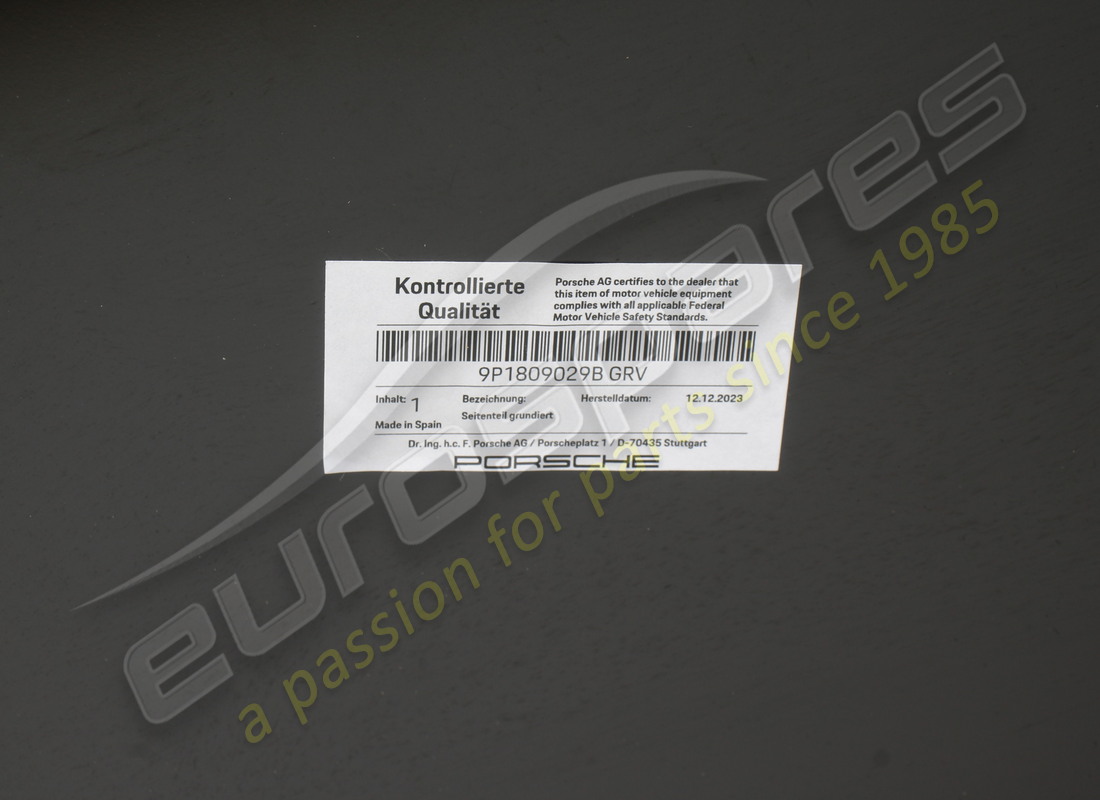 new porsche side part primed. part number 9p1809029bgrv (3)