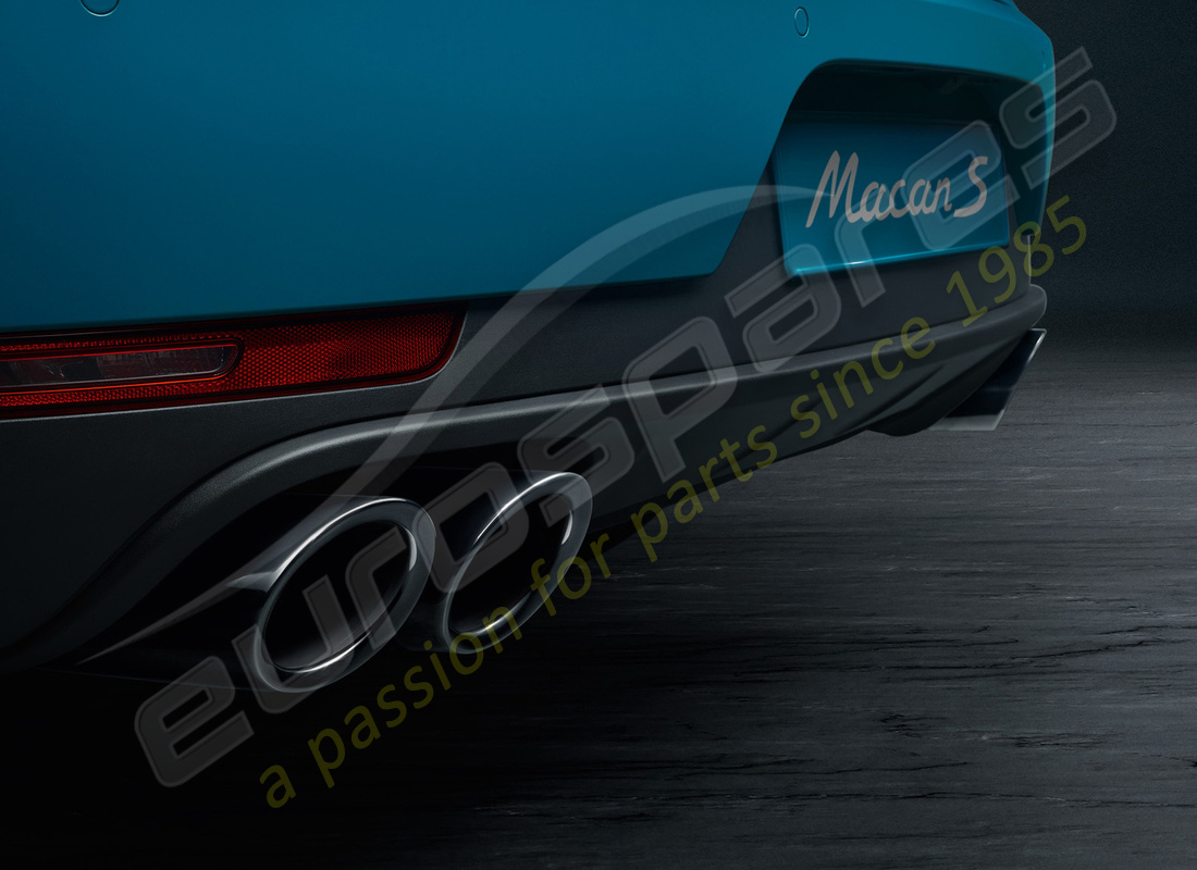new porsche sports exhaust system. part number 95b044210a (1)