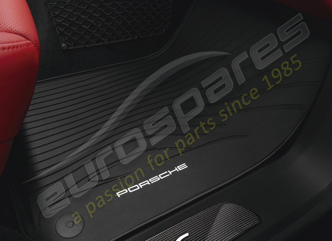 new porsche all-weather floor mats (black). part number 97004480009 (1)