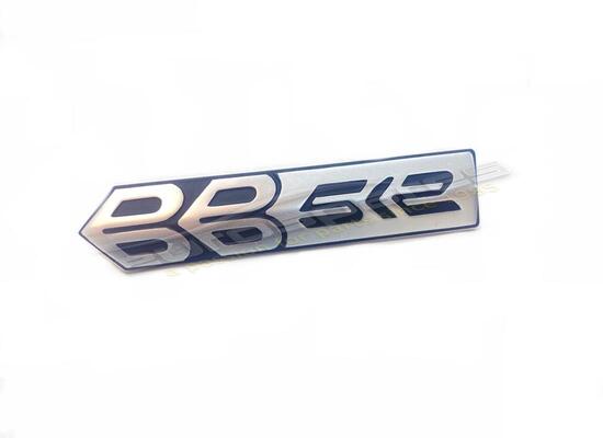 new ferrari rear motif &quot;512bb&quot; part number 50371806