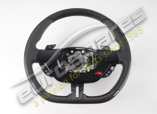 new (other) ferrari steering wheel, carbon+led+sosp part number 910847