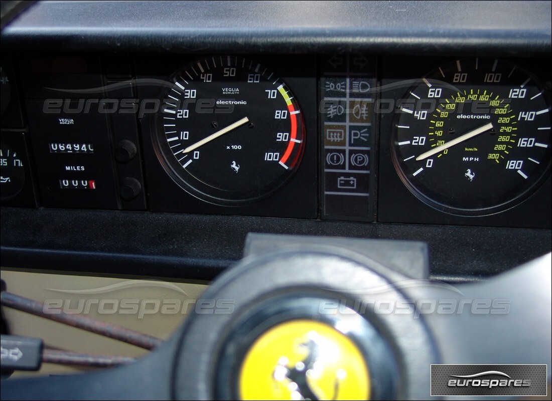 ferrari mondial 3.0 qv (1984) with 64,000 miles, being prepared for dismantling #8