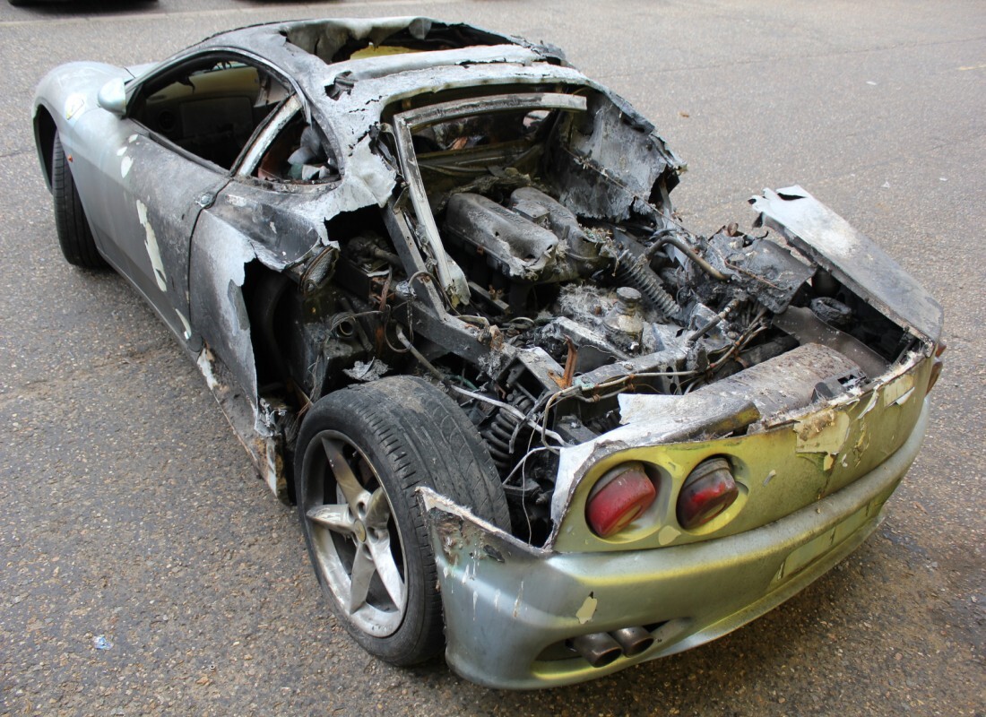 ferrari 360 modena with unknown, being prepared for dismantling #5