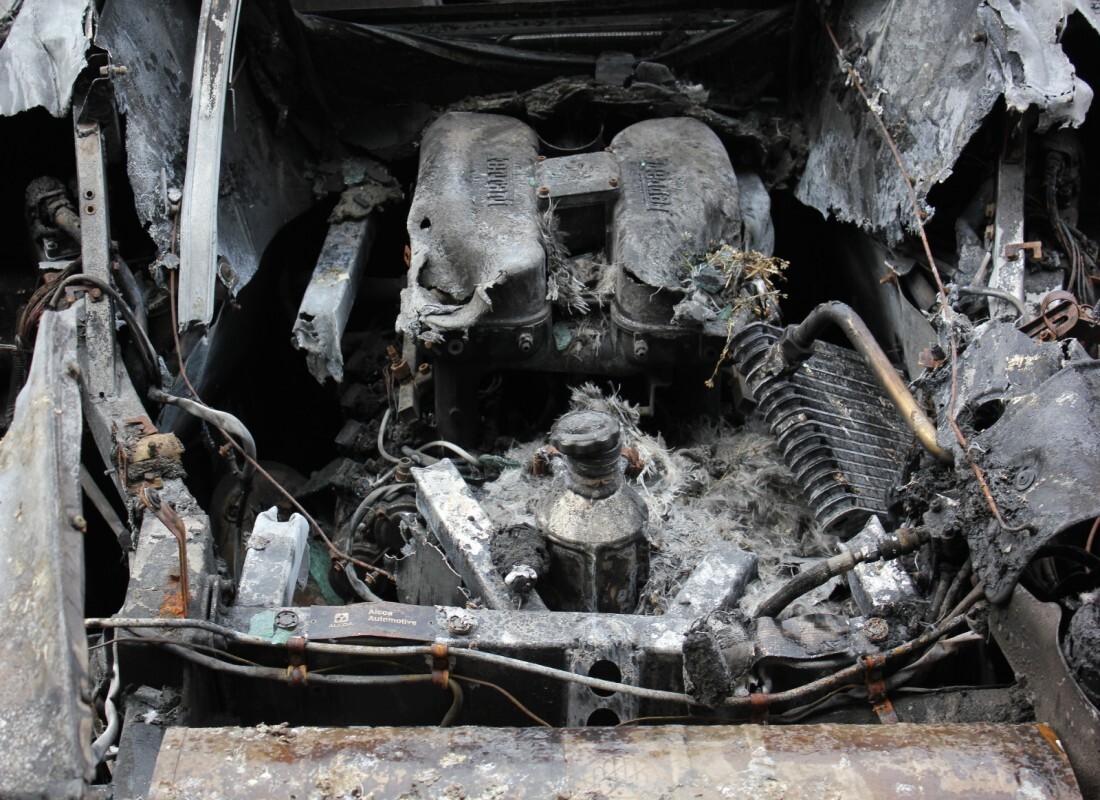 ferrari 360 modena with unknown, being prepared for dismantling #8