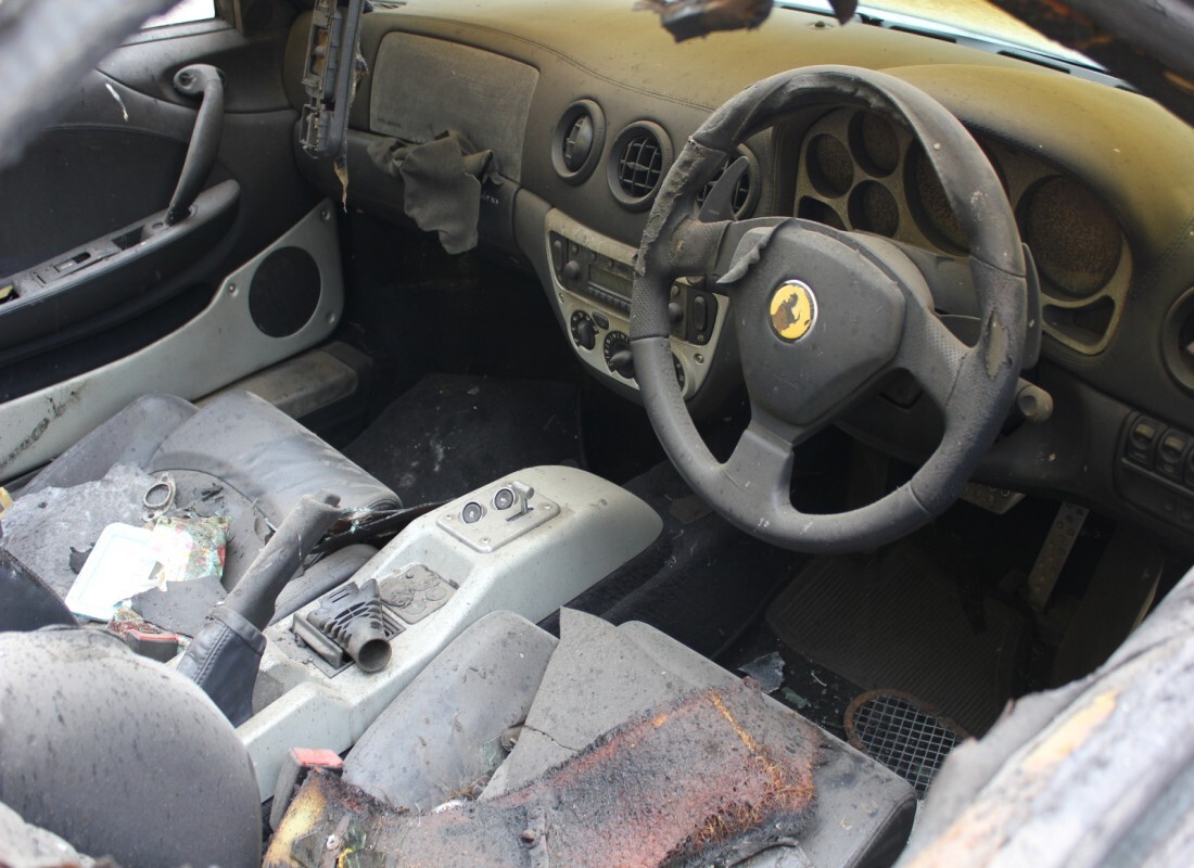 ferrari 360 modena with unknown, being prepared for dismantling #6