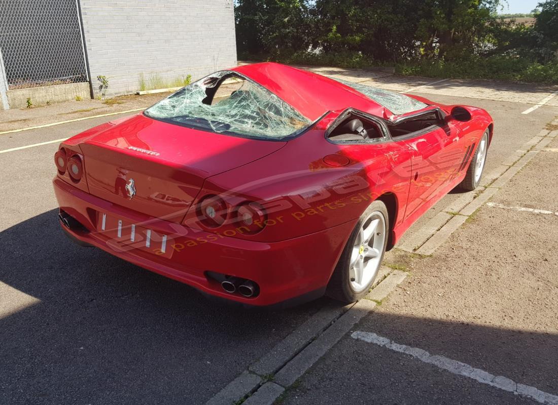 ferrari 550 maranello with 7,765 kilometers, being prepared for dismantling #5