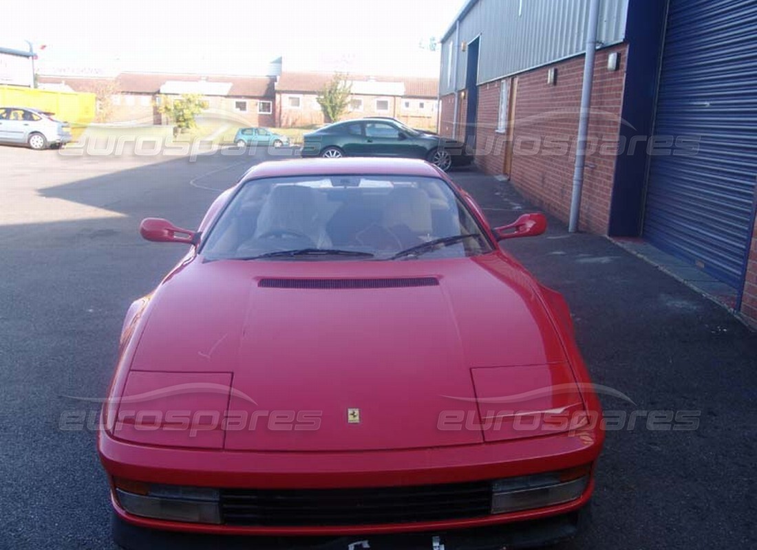 ferrari testarossa (1990) with 13,021 miles, being prepared for dismantling #3