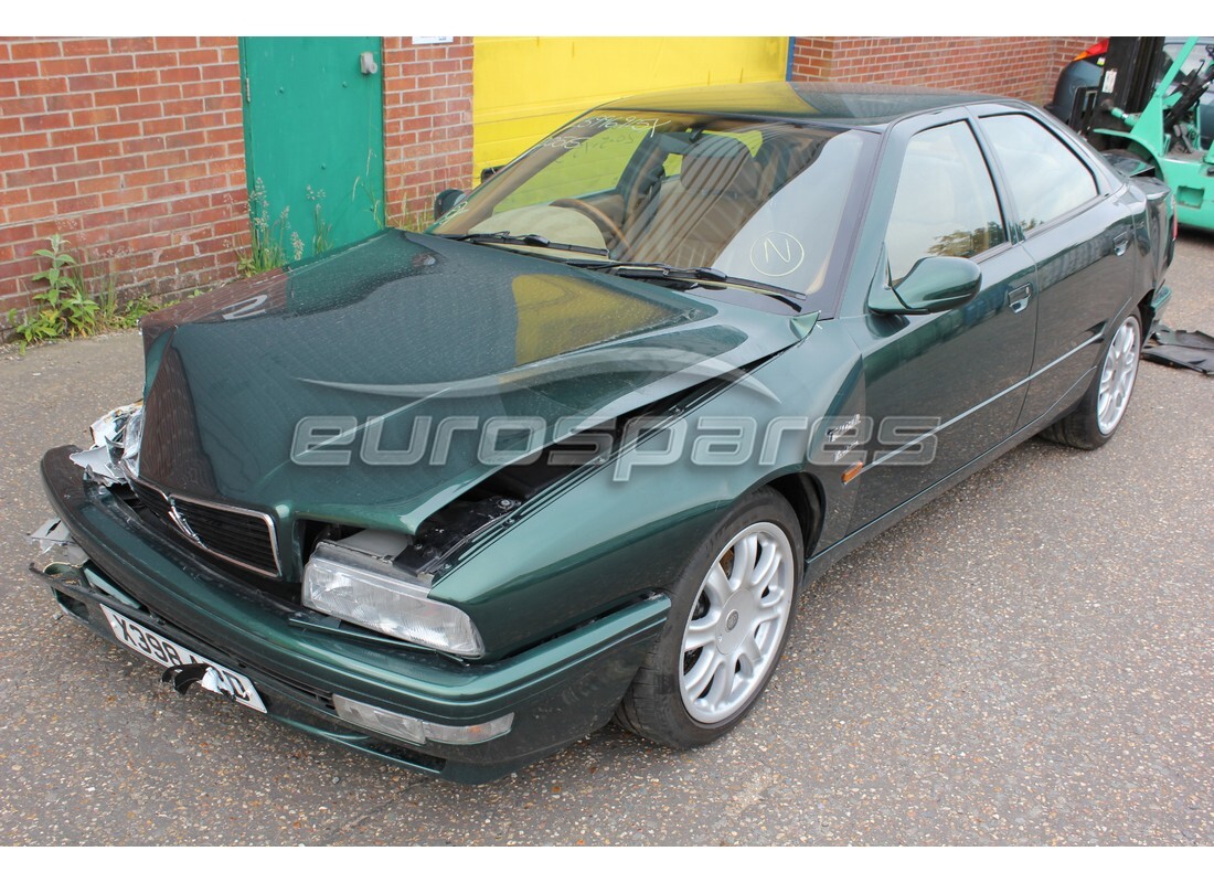 maserati qtp v8 evoluzione being prepared for dismantling at eurospares