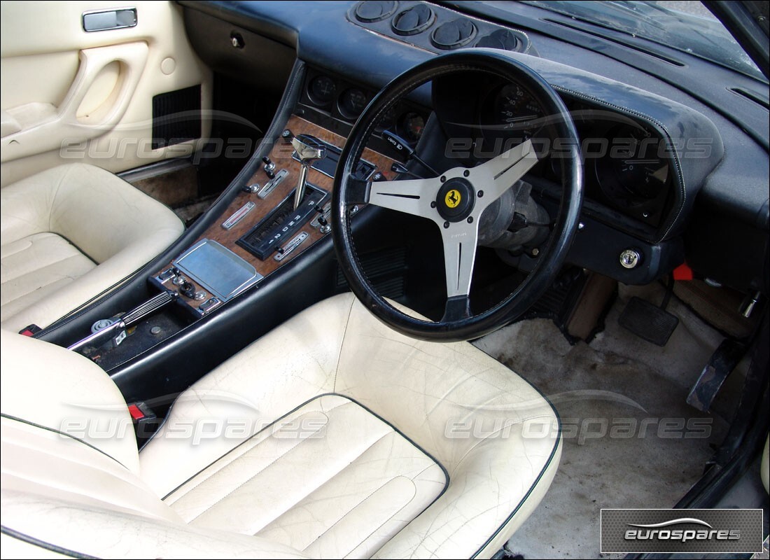 ferrari 400i (1983 mechanical) with 84,000 miles, being prepared for dismantling #5