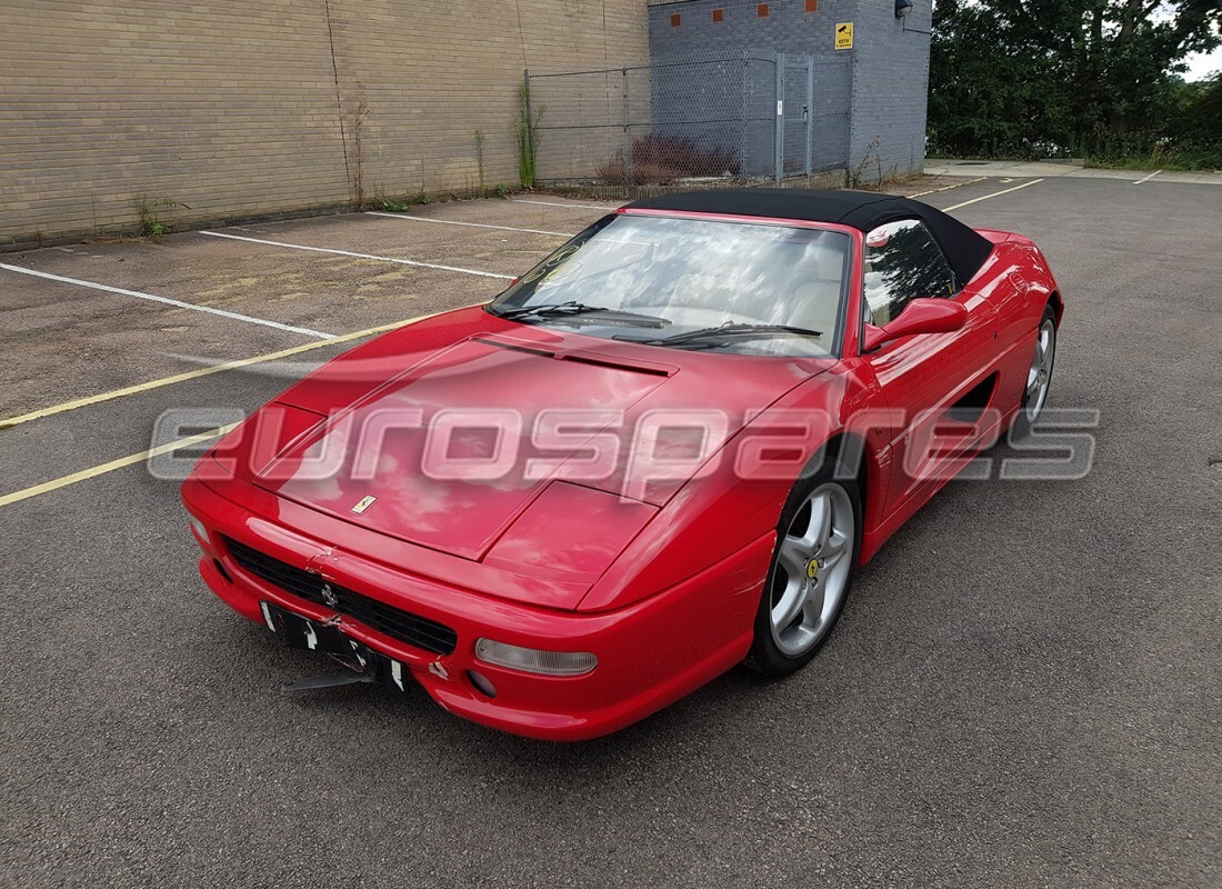 ferrari 355 (2.7 motronic) being prepared for dismantling at eurospares