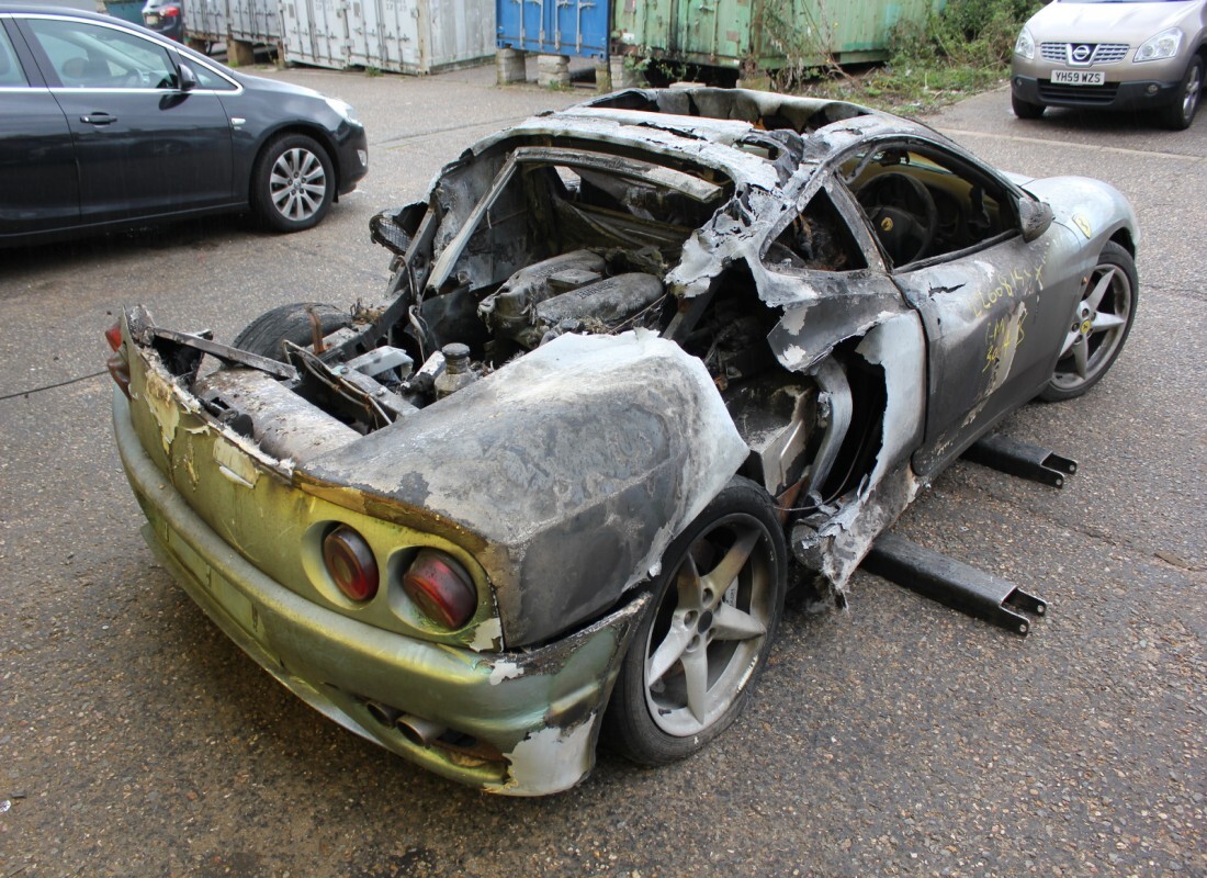 ferrari 360 modena with unknown, being prepared for dismantling #4