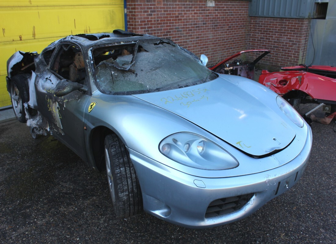 ferrari 360 modena with unknown, being prepared for dismantling #3
