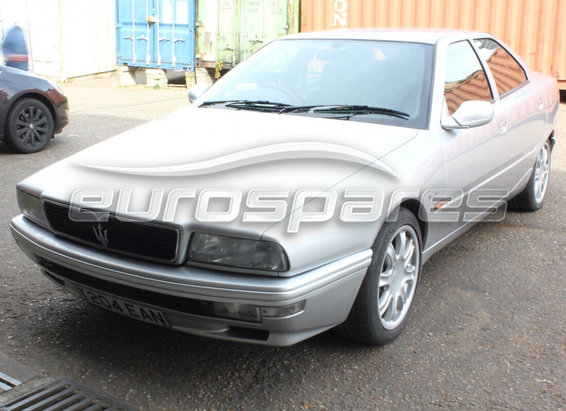 maserati qtp v8 evoluzione being prepared for dismantling at eurospares