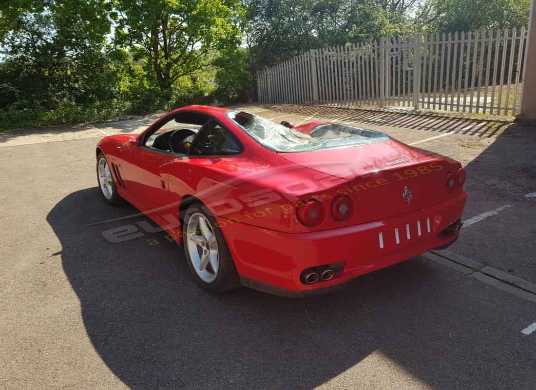 ferrari 550 maranello with 7,765 kilometers, being prepared for dismantling #3