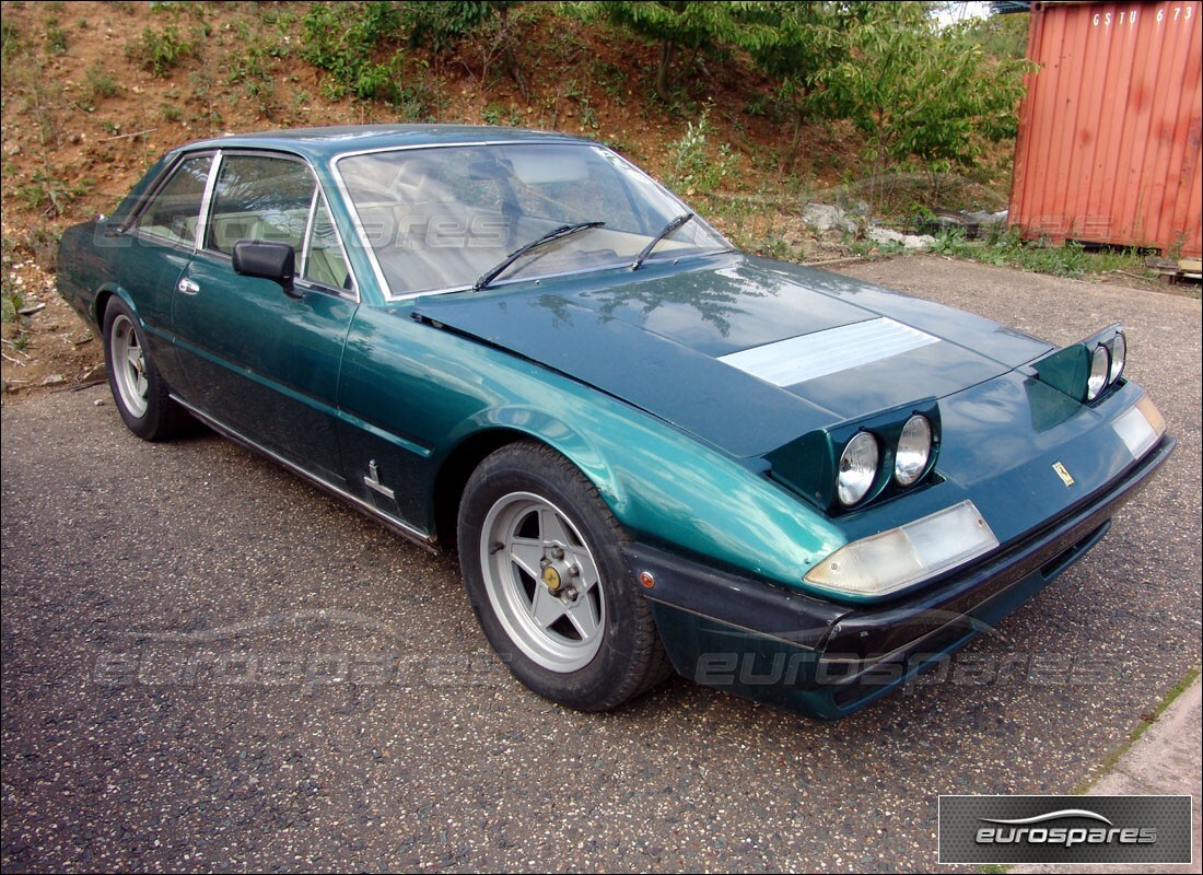 ferrari 400i (1983 mechanical) with 84,000 miles, being prepared for dismantling #1