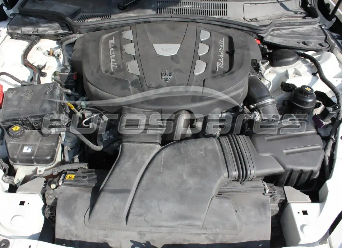 maserati ghibli (2014) with 6,087 miles, being prepared for dismantling #9